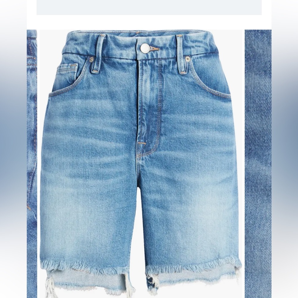 Good American 90s Icon High Waist Bermuda Shorts